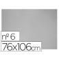 Carton gris nº 6 75x105 cm hoja