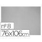 Carton gris nº 8 75x105 cm hoja