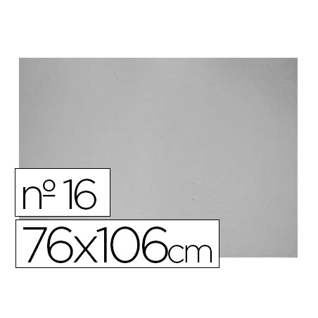 Carton gris nº 16 76x106 cm hoja
