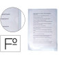 Carpeta dossier uñero plastico q-connect 180 mc folio transparente