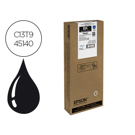 Ink-jet epson t945 workforce pro wf c5210dw / c5290dw / c5710dwf / c5790dwf negro 5000 pag