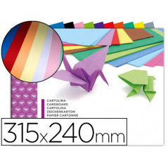 Bloc trabajos manuales liderpa pel cartulina 240x315mm 10 hojas colores surtidos