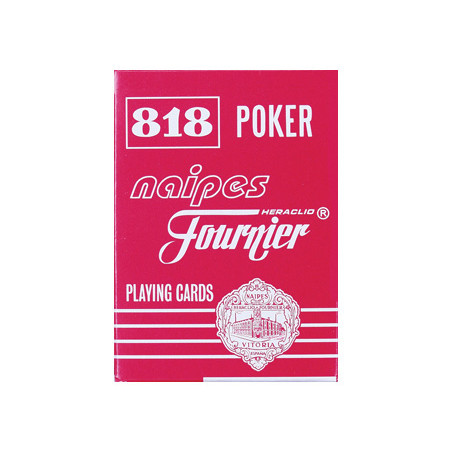 Baraja fournier poker ingles nº 818 55 cartas