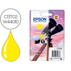 Ink-jet epson 502 xl expression home xp 5100 / 5105 workforce wf 2860 / 2860dwf amarillo 470 paginas