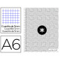 Cuaderno espiral liderpapel a6 micro antartik tapa forrada100h 100 gr cuadro 5mm 4 bandatrending color gris