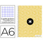 Cuaderno espiral liderpapel a6 micro antartik tapa forrada100h 100 gr cuadro 5mm 4 bandatrending color amarillo