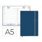 Agenda encuadernada liderpapel larisis 15x21 cm 2023 dia pagina color azul papel 70 gr