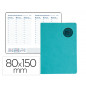 Agenda encuadernada liderpapel kilkis 8x15 cm 2023 semana vista color turquesa papel 70 gr Agenda encuadernada liderpapel kilkis 8x15 cm 2023 semana vista color turquesa papel 70 gr