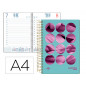 Agenda espiral liderpapel perissa a4 2023 dia pagina papel 80 gr color flor Agenda espiral liderpapel perissa a4 2023 dia pagina papel 80 gr color flor