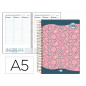 Agenda espiral liderpapel classic a5 2023 semana vista portada polipropileno papel 70 gr color rosa Agenda espiral liderpapel classic a5 2023 semana vista portada polipropileno papel 70 gr color rosa