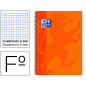 Cuaderno espiral oxford school classic tapa polipropileno folio 80 hojas cuadro 4 mm con margen