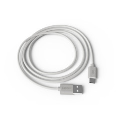 Cable groovy usb-a a tipo c longitud 1 mt color blanco