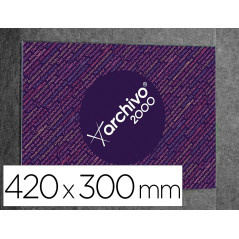 Expositor mural archivo 2000 con adhesivo poliestireno transparente din a3 horizontal 420x305 mm