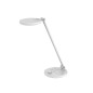 Lampara de escritorio q-connect led 7w 500 lm brillo regulable 3 niveles color cabeza brazo orientable blanco