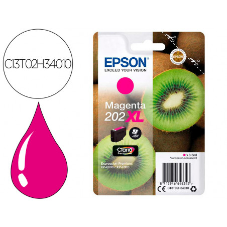 Ink-jet epson 202 xl xp-6000 / xp-6005 / xp-6100 / xp-6105 magenta 650 pag