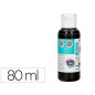 Pintura acrilica liderpapel bote de 80 ml negro