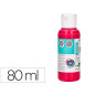 Pintura acrilica liderpapel bote de 80 ml magenta