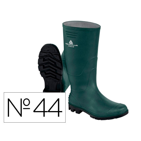 Botas deltaplus de seguridad stone pvc verde suela de tacos talla 44