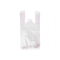 Bolsa camiseta reciclada 70% blanca 50 mc 35x50 cm apta legislacion de bolsas 2021