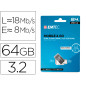 Memoria emtec usb 3.2 dual mobile & go type-c /usb 64 gb
