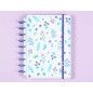 Agenda cuaderno inteligente din a5 80 hojas semana vista lilac fields by sophia martins 220x155 mm