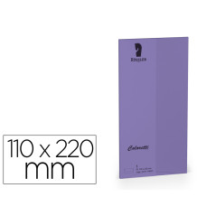 Sobre rossler coloretti dl americano color lila 110x220 mm pack de 5 unidades