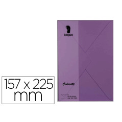 Sobre rossler coloretti c5 color lila 157x225 mm pack de 5 unidades