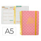 Agenda escolar liderpapel curso 23-24 college basic din a5 bilingue dia pagina espiraltapa polipropileno rosa Agenda escolar liderpapel curso 23-24 college basic din a5 bilingue dia pagina espiraltapa polipropileno rosa