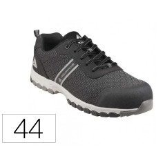 Zapato de seguridad deltaplus boston deportivo poliester con refuerzo tpu suela sellada negro talla 44