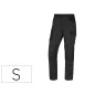 Pantalon de trabajo deltaplus con cintura elastica 7 bolsillos color gris-rojo talla s