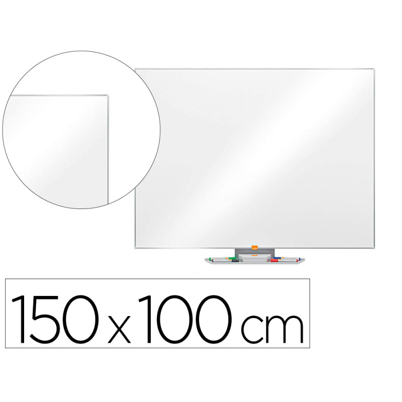 Pizarra blanca nobo nano clean ip pro lacada magnetica 1500x1000 mm