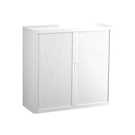 Armario con puertas correderas 1m estructura y puertas color blanco armario paperflow estructura de