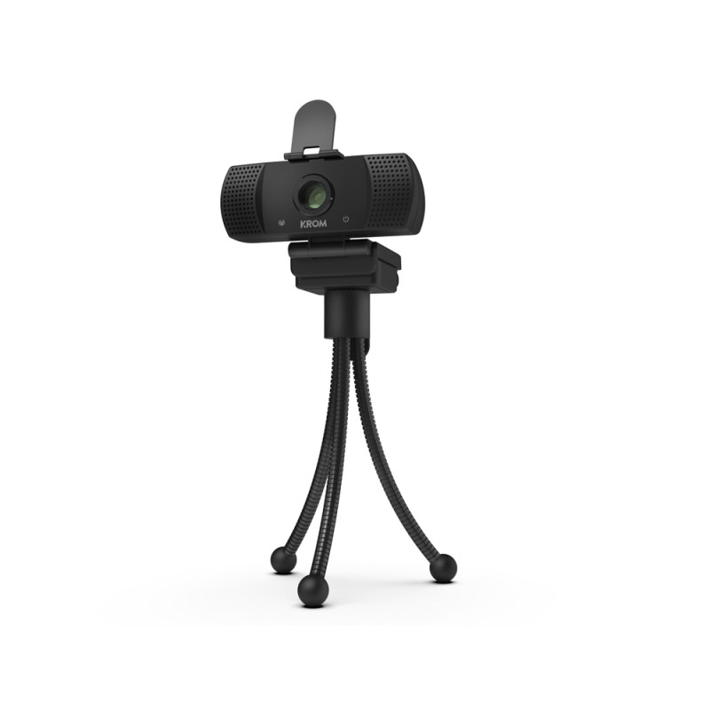 Camara webcam gaming krom 1080p hd con microfono y tripode incluido Camara webcam gaming krom 1080p hd con microfono y tripode incluido