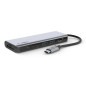 Adaptador belkin avc009btsgy hub usb-c 7 en 1 sd micro sd audio 2 x usb hdmi usb-c carga 100w