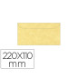 Sobre apli pergamino oro 110x220 mm 95g/m2 paquete de 5 unidades
