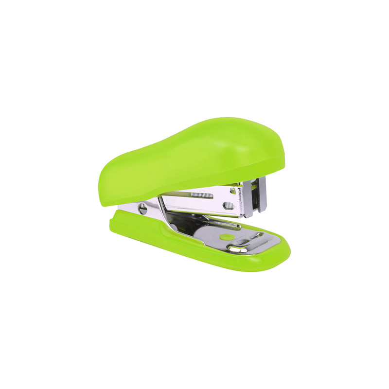 Grapadora rapesco bug mini capacidad 10 hojas usa grapas 26/6 color verde incluye caja de 1000 grapas