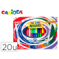 Rotulador carioca magic borrable caja de 20 unidades colores surtidos
