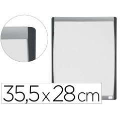 Pizarra blanca nobo magnetica marco arqueado 355x280 mm