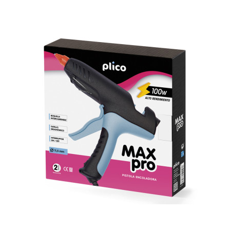 Pistola de silicona caliente plico max pro 100w