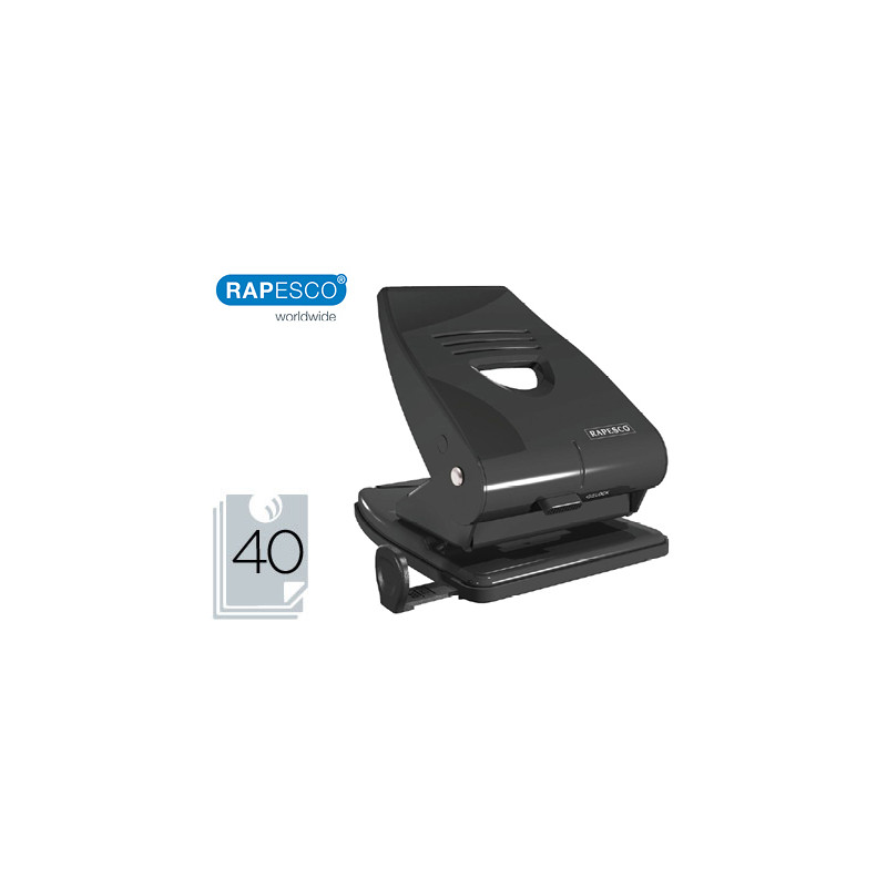 Taladrador rapesco 835 metal negro 2 taladros capacidad 40 hojas