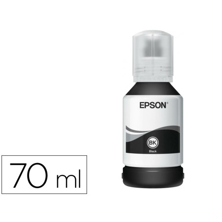 Tinta epson t114 eco tank et-8500 / 8550 negro photo botella 70 ml