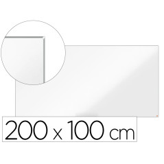 Pizarra blanca nobo nano clean ip pro lacada magnetica 2000x1000 mm