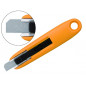 Cortador de seguridad olfa cuchilla ancha 12,5mm formato compacto con cuerpo de acero inoxidable
