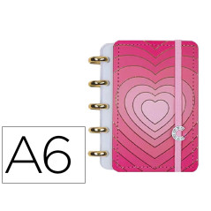 Cuaderno inteligente din a6 lovely golden love 140x110 mm
