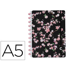 Cuaderno inteligente din a5 classical rose black edicion gocase 220x155 mm