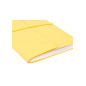 Agenda encuadernada liderpapel kasos a5 2022 semana vista papel blanc0 70 gr color amarillo