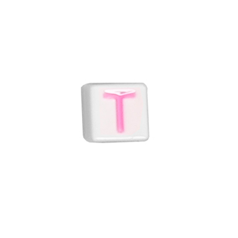 Quinci likeu cuaderno inteligente letra t love pastel pink
