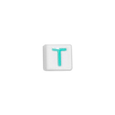Quinci likeu cuaderno inteligente letra t cyan