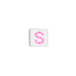 Quinci likeu cuaderno inteligente letra s love pastel pink