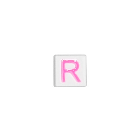 Quinci likeu cuaderno inteligente letra r love pastel pink